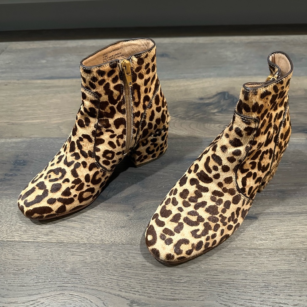 Steve Madden Brown Leopard Boots